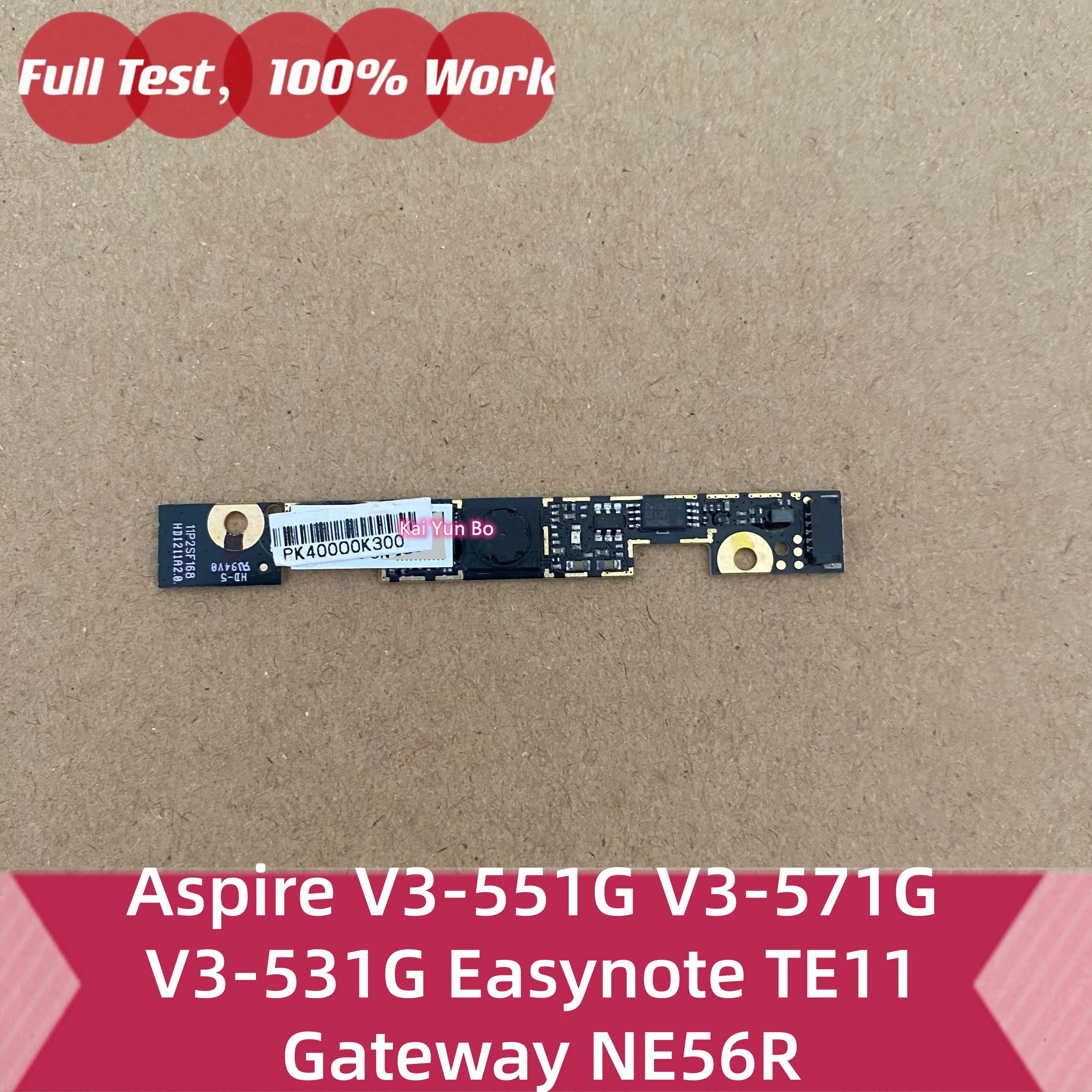 Cámara web para portátil Acer Aspire V3-571 V3-531 V3-551 V3-551G V3-571G V3-531G Easynote TE11 Gateway NE56R Q5WV1 PK40000K300