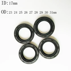 4 5PCS 17X23X4 17X24X7 17X25X6 17X26X5 17X27X8 17X28X5.5 17X31X7MM NBR Shaft Skeleton Oil Seal TC Nitrile Rubber Ring Gasket