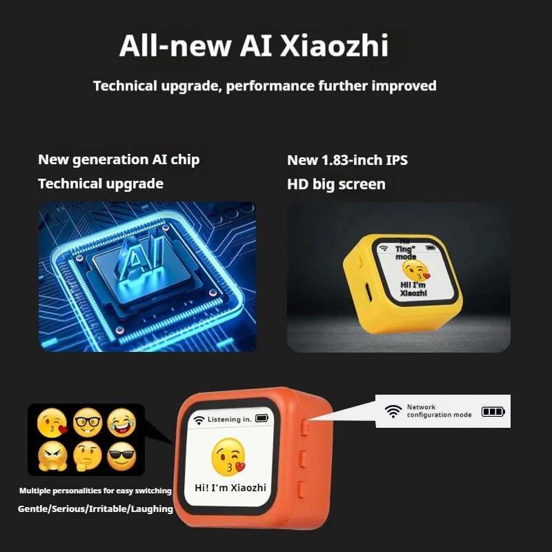 Xiaozhi Ai Robot Deepseek Conversational Voice Dialogue PCBA Development Intelligent Electronic Toy For Fun And Learning