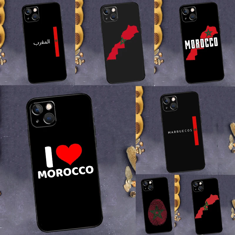 Morocco Map Flag Ca…