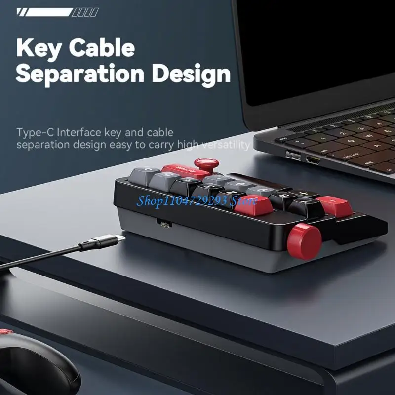 

Y2GD Macro Definition Joystick Mechanical Keyboard Backlit Hot Swappable Corded Game Keyboards Programmable
