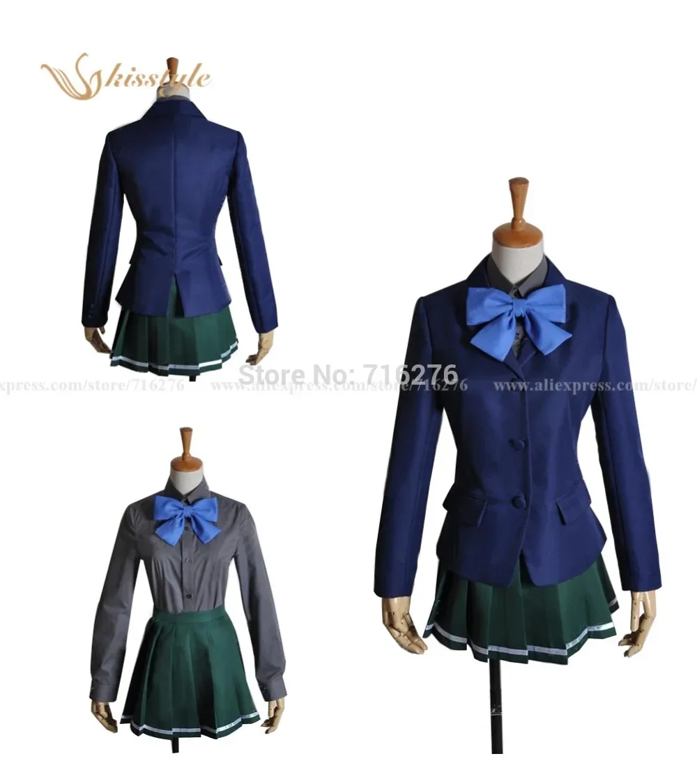 

Kisstyle Fashion Accel World Anime Kuroyukihime Girl School Uniform Cosplay Costume Custom-Made