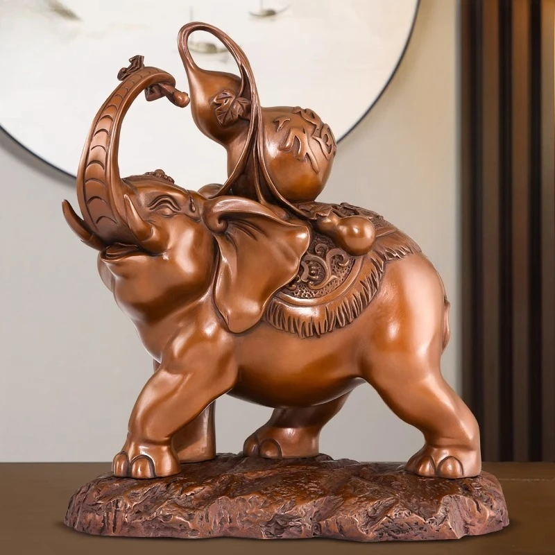 

Elephant ornament, a pair of high-end sensations, living room, entrance, office, large size