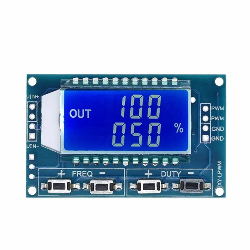 PWM pulse frequency duty cycle adjustable module square wave rectangular wave signal generator XY-LPWM