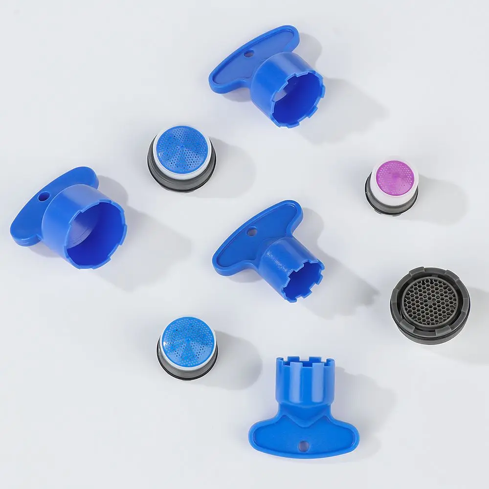 Bathroom Faucet Accessories Built-in Bubbler Filter Water Saving Tap Aerator Faucet Bubble Removal Wrench Faucet Spout