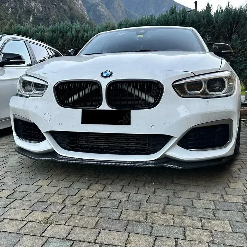 New！For BMW 1 Series F20 F21 2015~2019 LCI 116i 118i 120i M135 M140i M-Pack Style Car Front Bumper Lip Splitter Spoile Spoiler