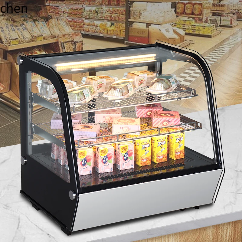 

ZML Refrigerated Display Cabinet Convenience Store Deli Cake Dessert Fresh Keeper Wine Beverage Freezer