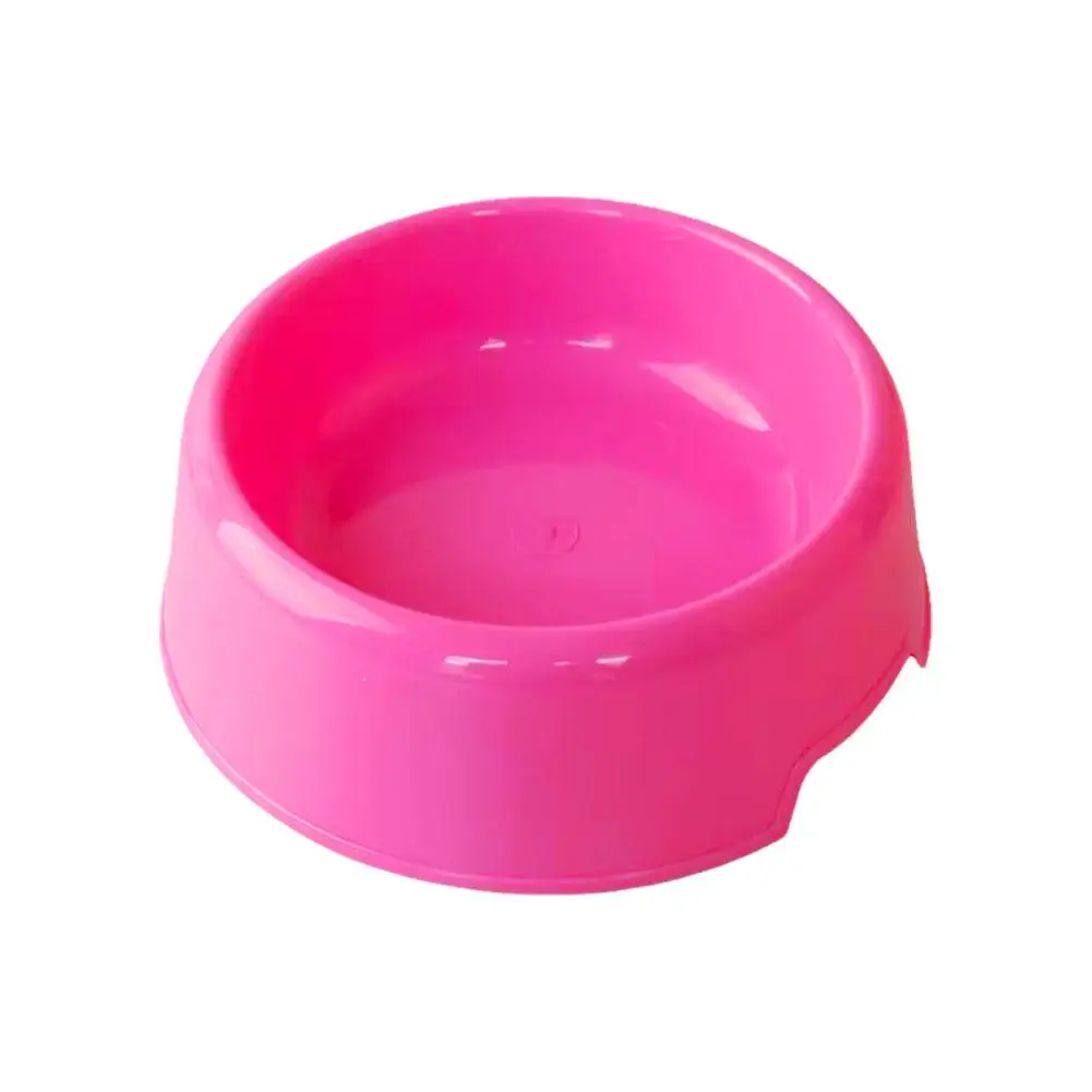 Cute Multi-Purpose Candy Color Plastic Dog Bowls Feeding Supplies Puppy Food Dog Cat Water Feeding Pet Feeder Bowls D5E0