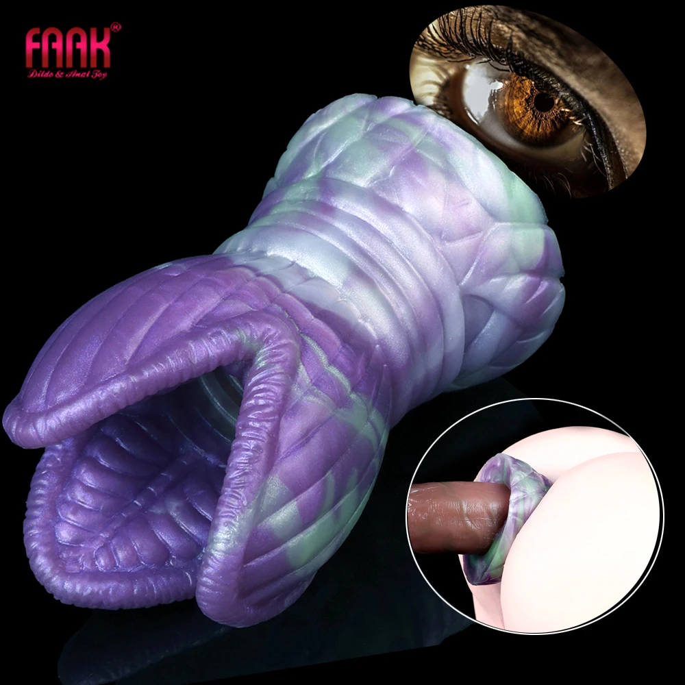 FAAK Fantasy Voyeur Anal Speculum Silicone Hollow Anal Plug Dilator Expansion Multi color Sex Toys For Women Men Flirting