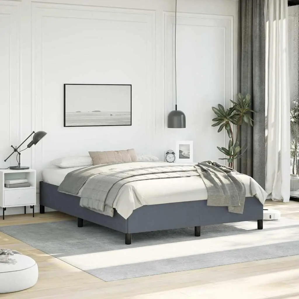 Queen Velvet Bed Fe - ern Upholstered Platform Bed with Sturdy Plywood Slats and k y t Fabric - Sleek Recular Bedstead