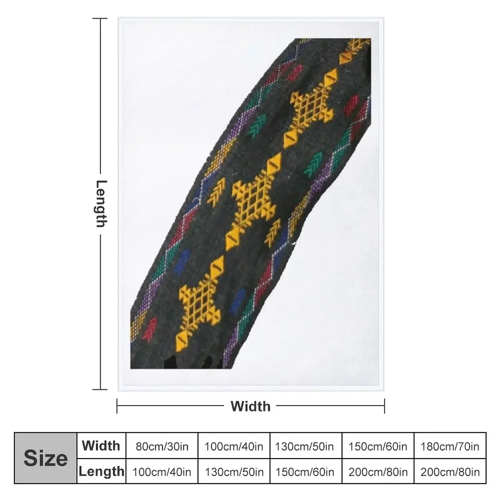 New Habesha Throw Blanket couch cozy soft plush fuzzy picnic outdoor blanket