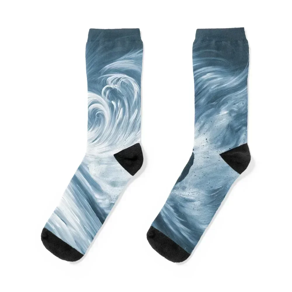 

Snowboarder in a 100km Blower Socks Children's christmas stocking anime sports stockings Socks For Men Women's