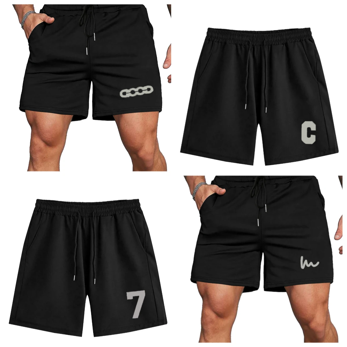 2023 neue Frühling Sommer männer Dünne Sport Freizeit Shorts Reine Farbe Elastische Fünf-Punkt Schlaf Kurze Stil Gym beiläufige Lose Shorts