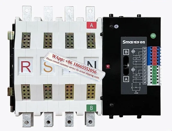 Dual power automatic switching SGQ-125A/4P Zhongzhi original SmartGen ATS FOR die sel generator set