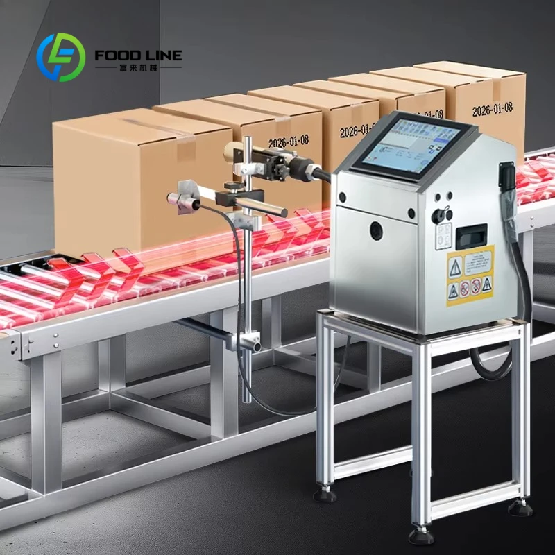 Customized Automatic Continuous Inkjet Label Printer Production Line Equipment Industrial Inkjet Coding Machine