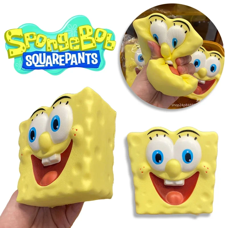 SpongeBob Squeeze Toy Slow Rebound Funny Pinch Press Kids Cartoon Anime Stress Relief Scented Toy Cute Boys Girls Birthday Gifts