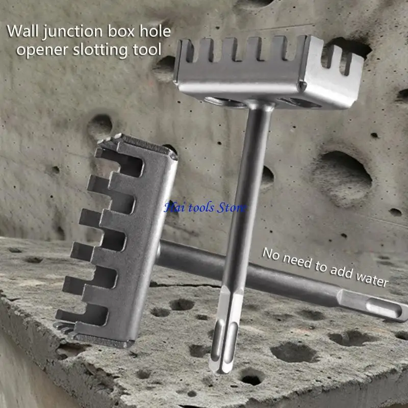 

X37E Efficient Wall Slotting Tool Square Hole Drill Bit For Drywall Cutting