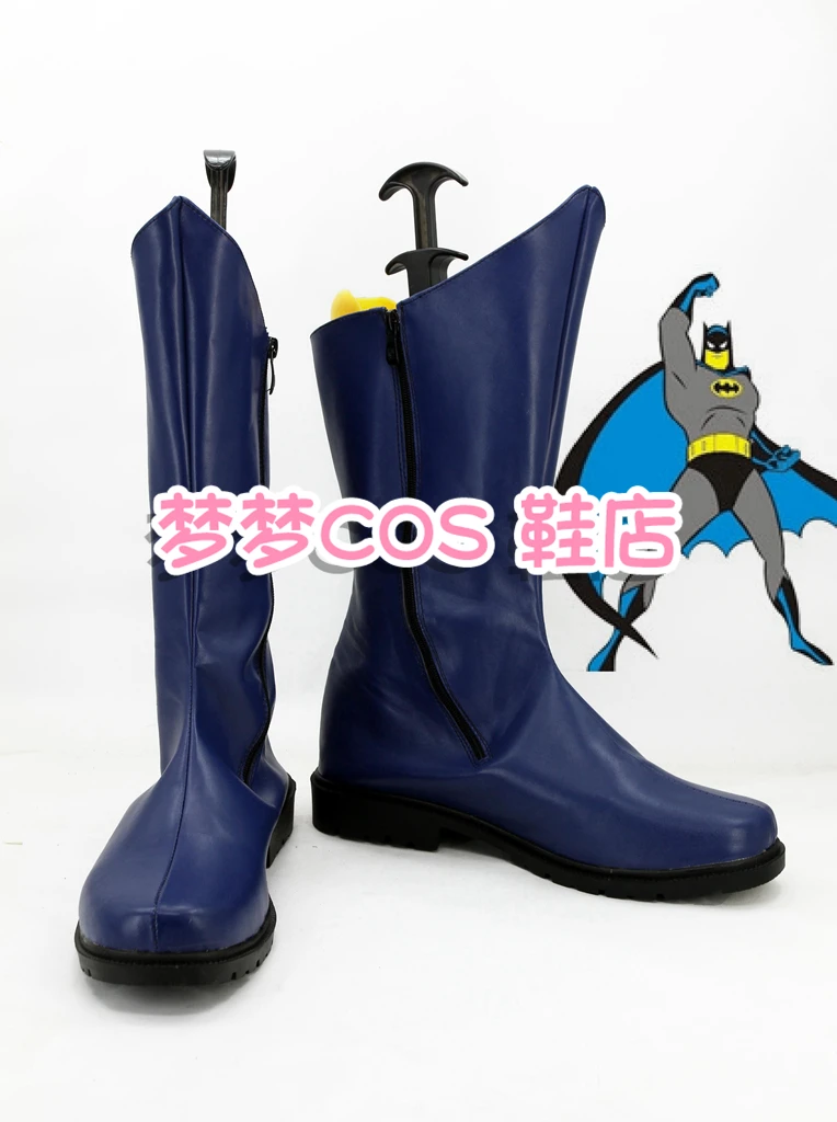 Bruce Wayne Cosplay Shoes Movie Superhero Man Boots Halloween Performance Party Costume Props