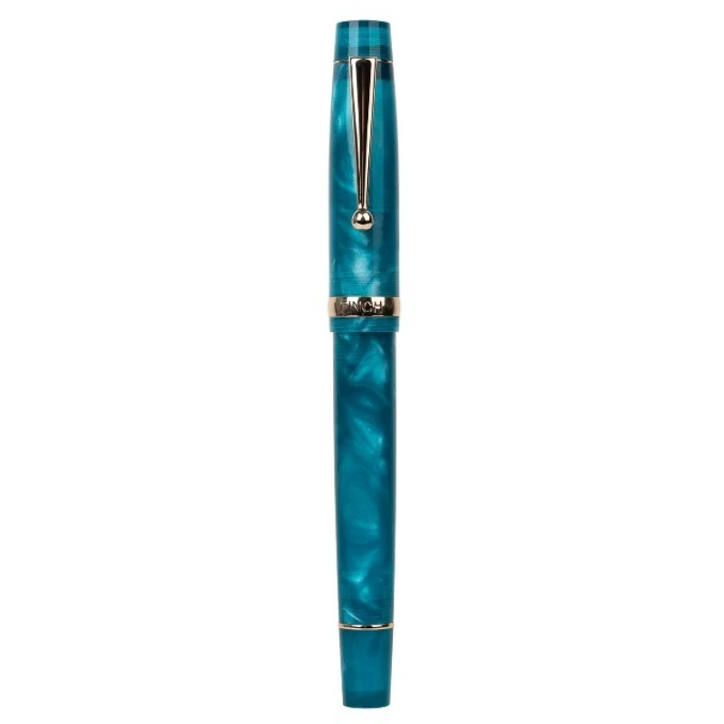 

BALAOYE Long Knife Fish Scale Fountain Pen Resin No.6 F/M 0.5 Nib Bent 1.5mm Tip Calligraphy Pen Business Writing Collection Pen