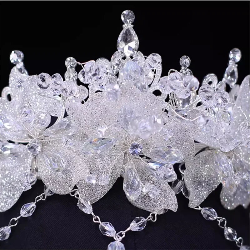 CC Princess Crowns Women Accessories Engagement Hair Ornaments Bridal Dress Wedding Events Romantic Crystal Tiaras Coronet AN432