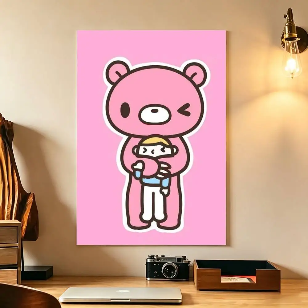 G-Gloomy Bear CUTE Poster High Quality Dorm Living Room Aesthetic Wall Decoration Painting Stickers Gift