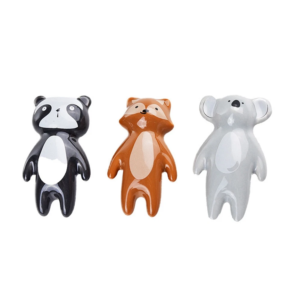 Lion Cartoon Panda Home Decor Children's Room Furniture Hardware Cabinet Handles Door Knobs Drawer Pulls