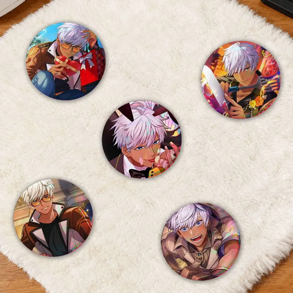 ObE-Y- ME- MaM-M-on Badge On Backpack Accessories Enamel Pins Round Brooches Clothes Bag Decor Jewlery Friend Gifts