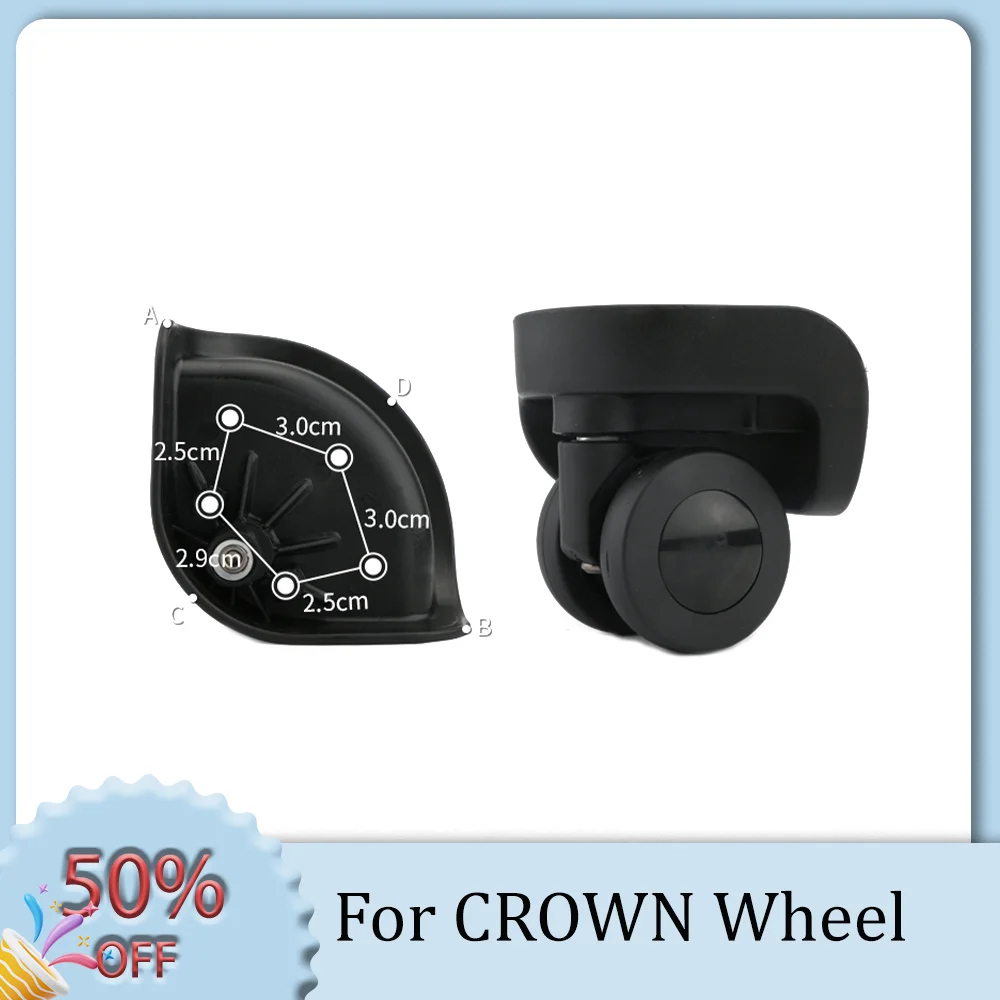 

For CROWN DISSONA/crown Crown Trolley Suitcase Wheel accessories replace the Hongsheng A-58 Travel Accessories Smooth and Silent