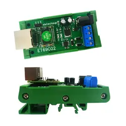 MQTT Modbus RTU Module Ethernet Network IP RJ45 to RS485 Bus Converter for Modbus RTU Master Slave TCP Client Server Module