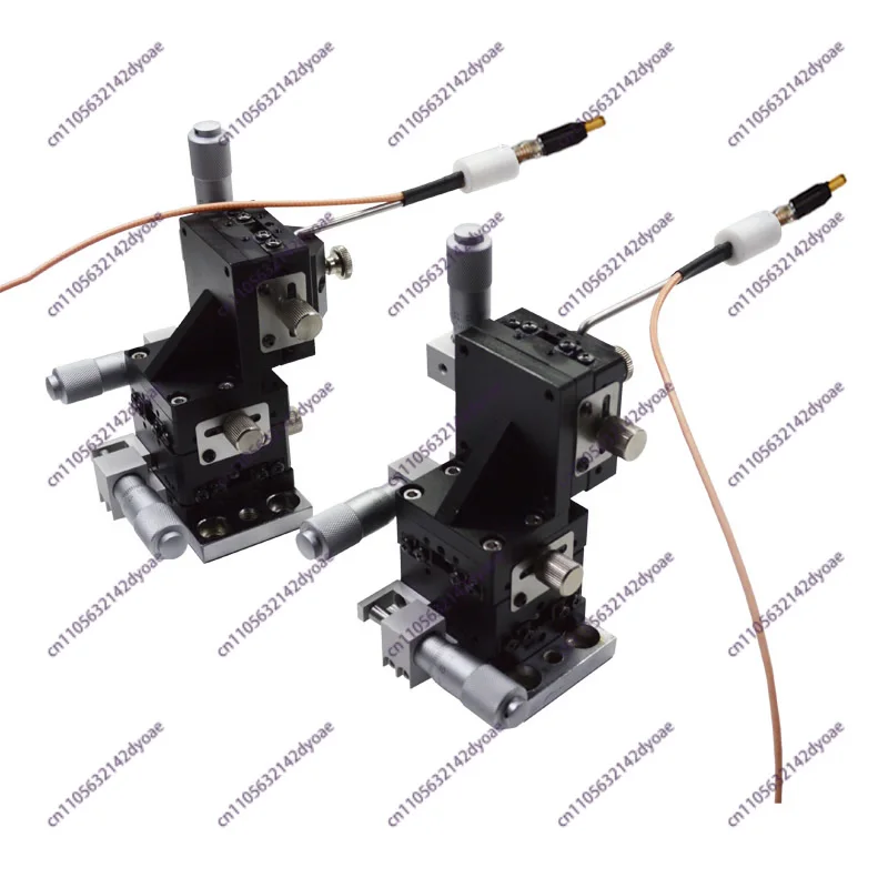 Precision manual fine-tuning  semiconductor chip contact test wafer test probe station, 3D probe adjustment seat,accuracy: 5um