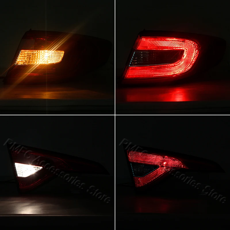 Taillamp Assembly Tail Light Brake Light Fog Light Stop Lamp Turn Signal Lamp Accessories For Hyundai Sonata 9 2015 2016 2017