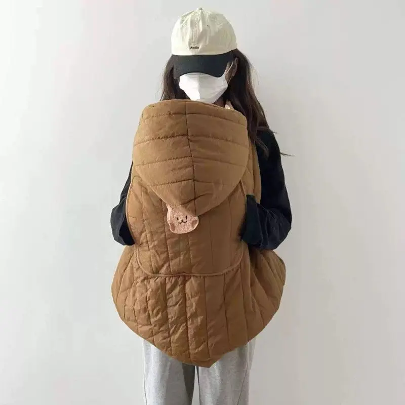 Thickened Baby Wrap Coat Stroller Cover Blanket Windproof Baby Carrier Warmth Protection Home Use PVC Material Girl's Style