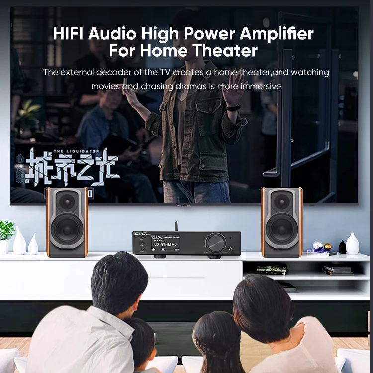 New Product DAC Amplifier Dual Core ES9038PRO Aluminum Home Audio HIFI BT5.0 LDAC Decoder