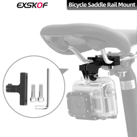 For GoPro Bicycle Saddle Rail Mount Bike Seat Mount For GoPro Hero 12 11 10 9 8 7 6 Insta360 X5 X4 X3 X2 DJI Action 5 4 3 AKASO