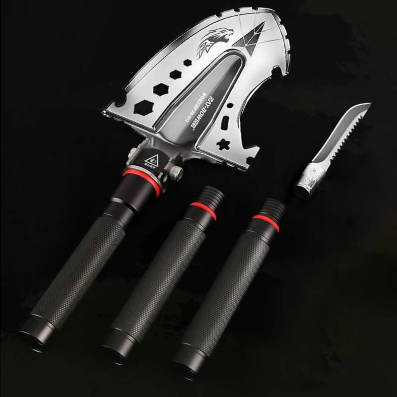 Multifunctional Engineer Shovel Camping Vehicle Mounted Shovels Outdoor Survival Spade Garden Tools Agricultural Supplies
