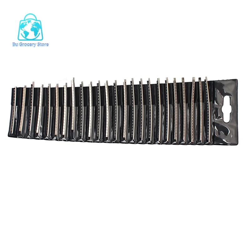 24Pcs Acoustic Guitar Fret Wire Set Stainless Steel 2.7mm Fingerboard Frets Replacement