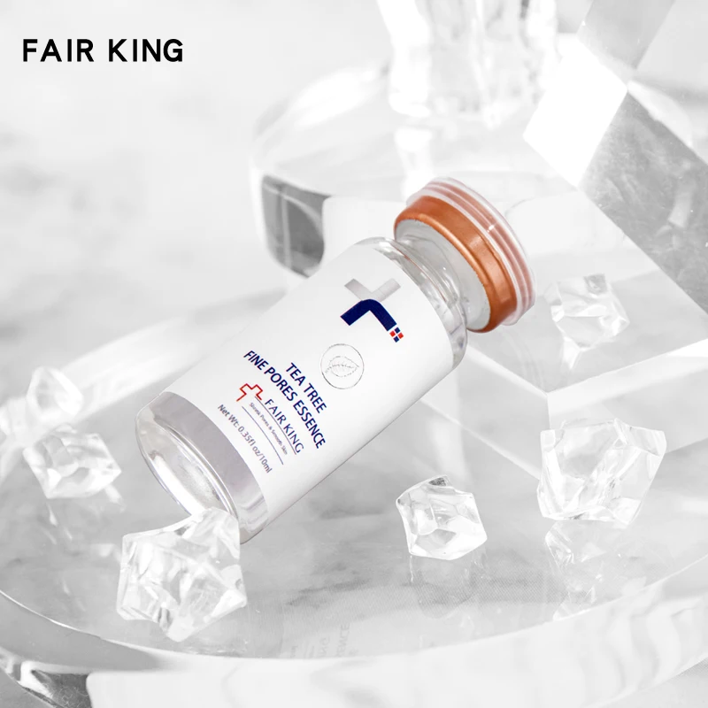 Chá árvore poro encolhimento ácido hialurónico hidratante soro facial melhorar os poros ampliados pele seca suave pele firme cuidados faciais