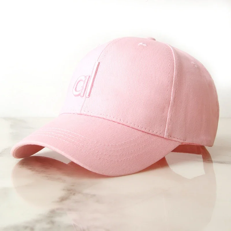 AL Cap Baseball Cap Sunscreen Hat Duck Tongue Cap Solid Color Casual Breathable Hat for Four Seasons a*Yoga