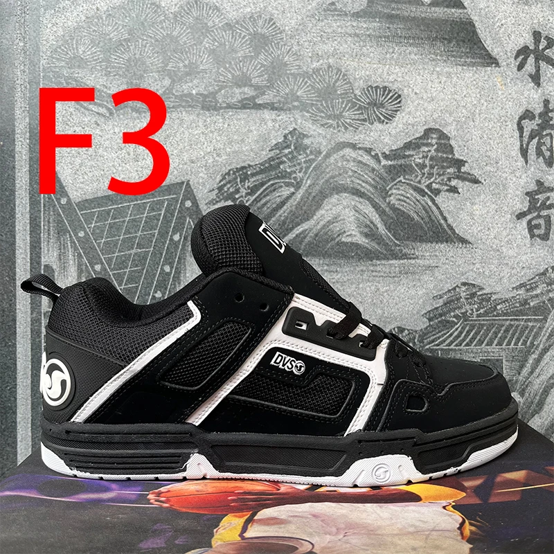Tênis de Skate DVS 2025: Novo Estilo, Alto Valor Estético, Couro Dupla Camada, Moda Outono/Inverno, Casual para Casais
