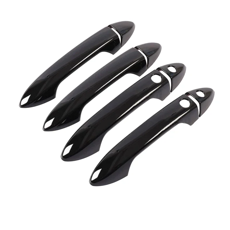 8 Pcs Car Exterior Parts Door Handle Moulding Cover Carbon Fiber Trims for Honda Accord 9th 2013-2017 Auto Outer Accessories