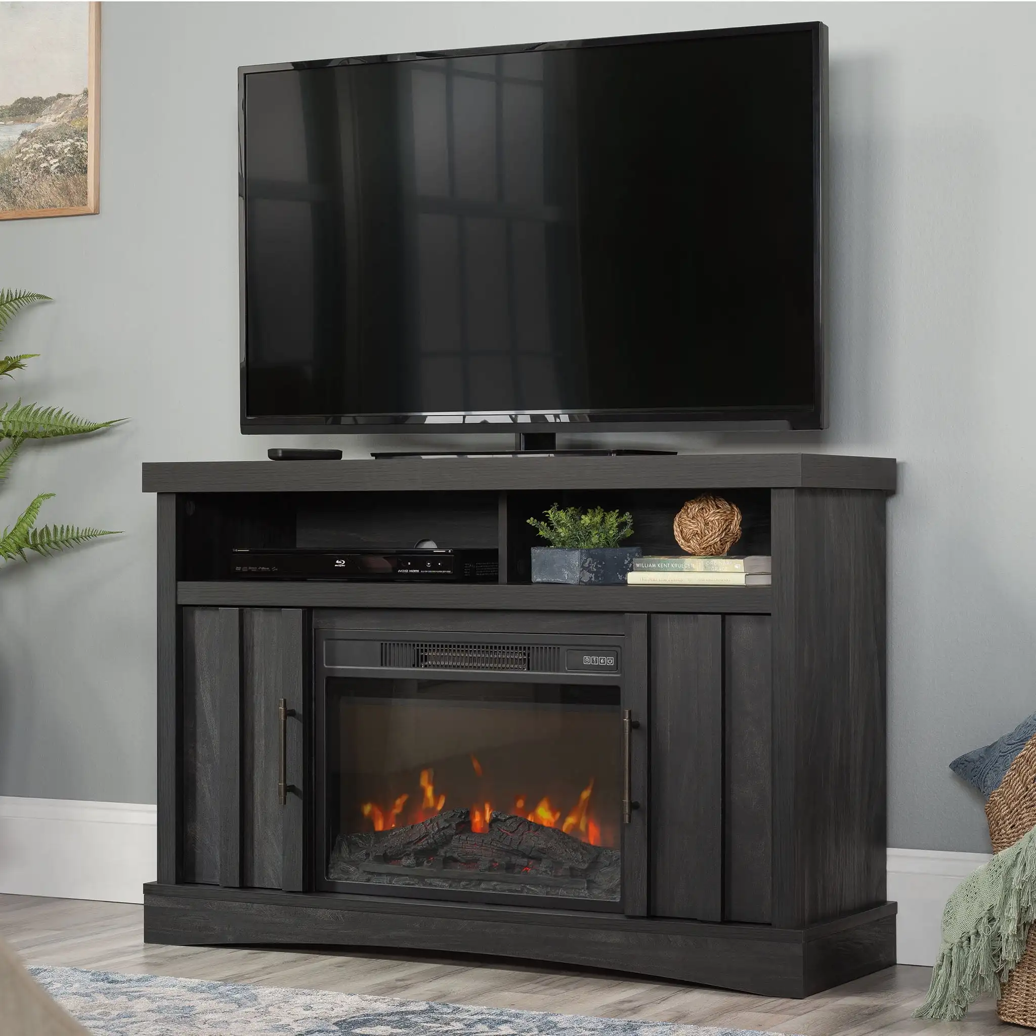 Entertainment Fireplace TV Stand for TV's Up To 50