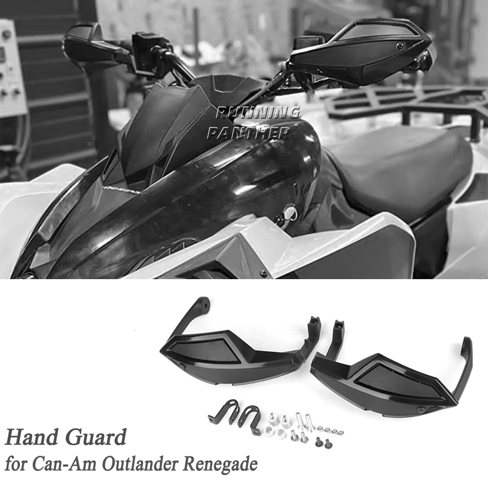 for Can-Am Outlander 450 500 650 800 1000 Renegade DS G2 G2L G2S ATV Hand Guard Wind Deflector Handlebar Protector Kit