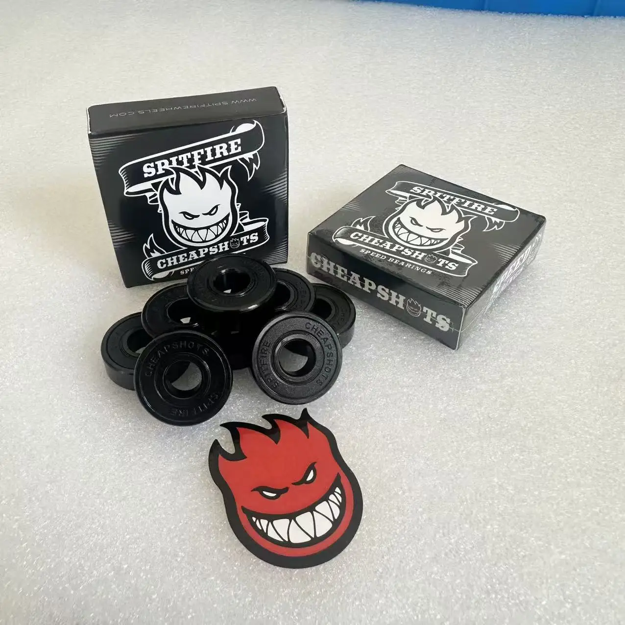 10 Sets SF Skateboard-Lager, Original Hochwertige Skate-Lager, Hochgeschwindigkeits-Starkes CHEAPSHOTS Spit-Fire Skateboard-Lager – Detail 6