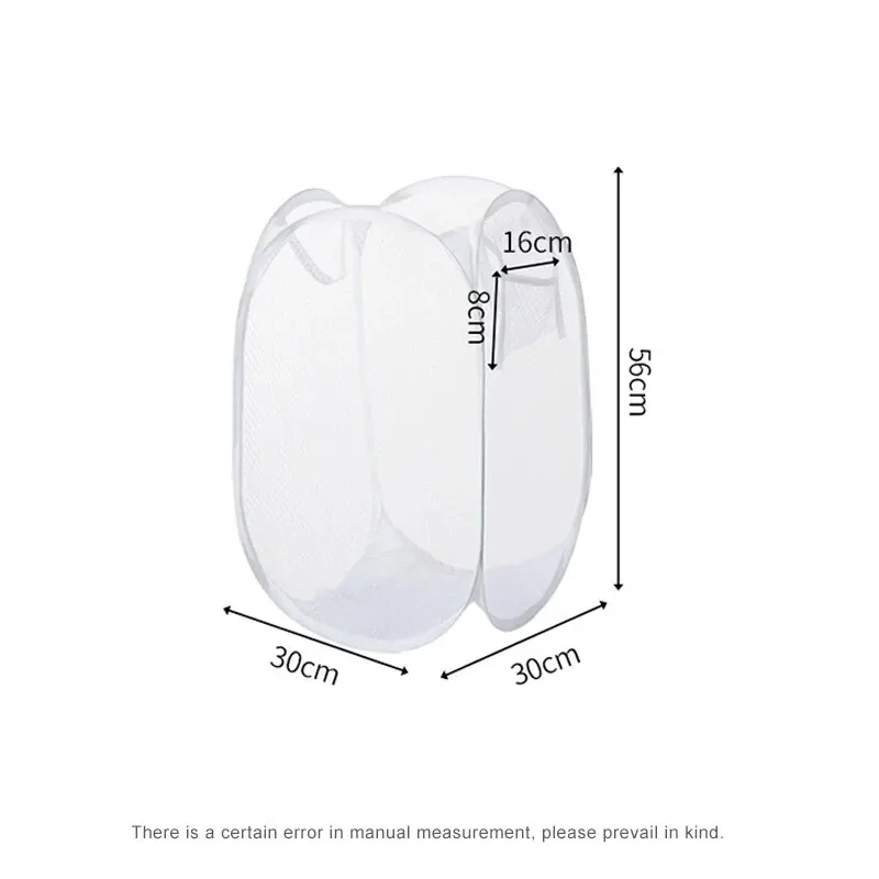 Mand voor vuile kleren Skelet geventileerd Opvouwbaar Gemakkelijk op te bergen Draagbare kledingmand met grote capaciteit