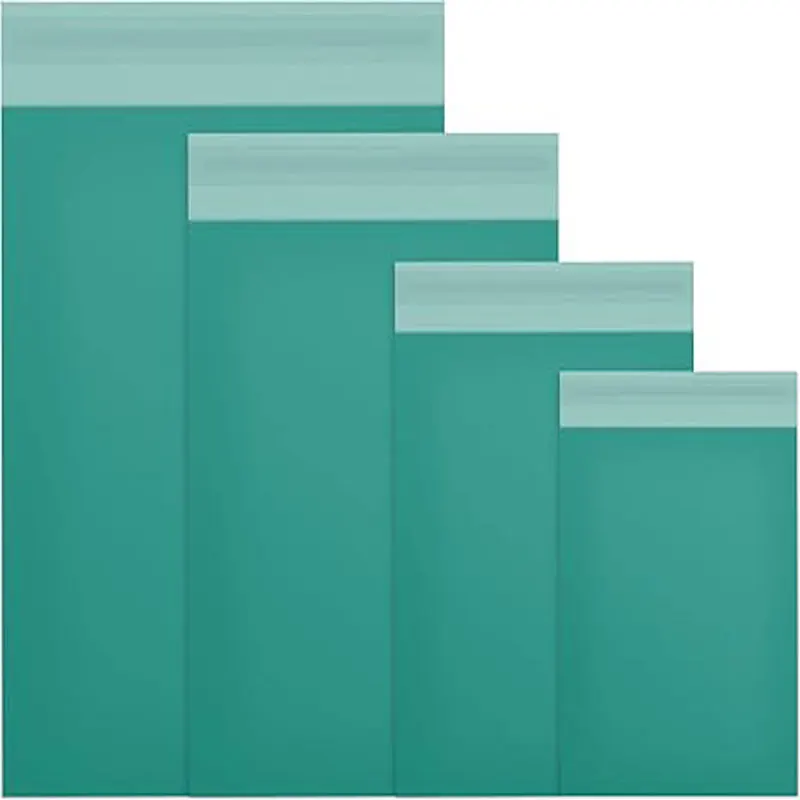 أكياس التعبئة والتغليف الخضراء السريعة أكياس السريعة السميكة متعددة الأغراض مقاومة للماء ومتينة مثالية لتخزين مستندات الملابس النظيفة