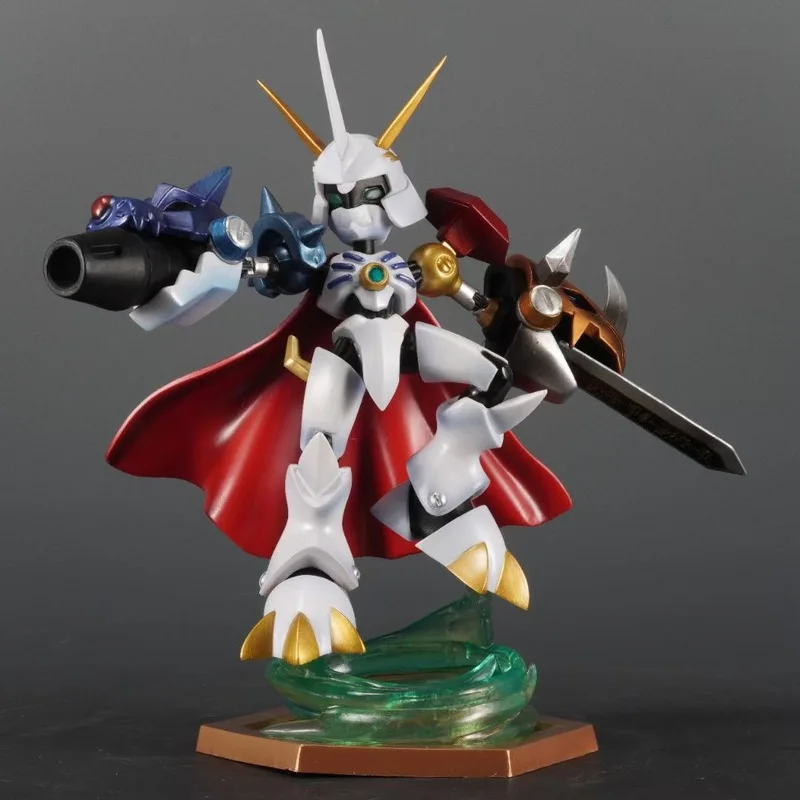 20cm  Digimon Adventure Omegamon Animefigure Pvc Doll Statue Model Collection Figure Desk Decora High Quality Toy Gifts