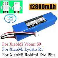 Original 12800mAh Li-ion Battery For Lydsto R1,Roidmi Eve Plus ,Proscenic M7 MAX, M7 Pro,M8 Pro,U6, Lenovo LR1 Vacuum Cleaner