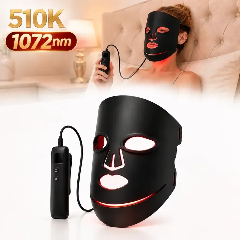 for Face 1072nm Deep Red Light Therapy LED Mask Silicone 510K Cleared