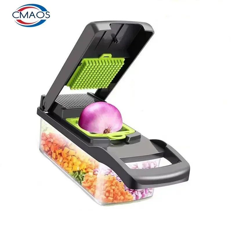 16 Set of Multifunctional Grater, Potato Shredded Vegetables, Dicing, handy Gadget Slicer, Kitchen for Home, Lazy Shredding