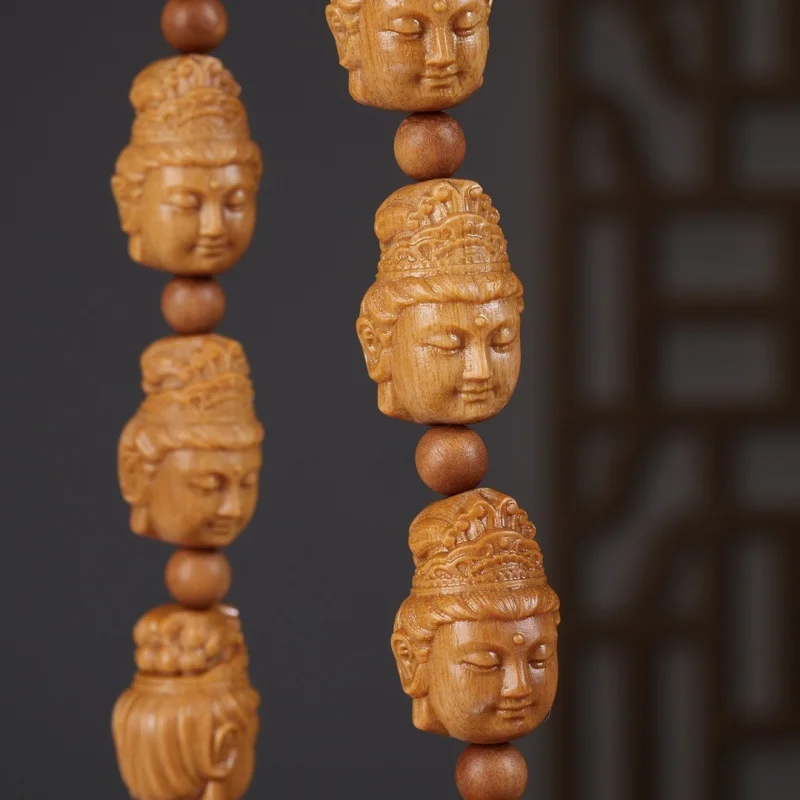 Barbie 2.0 Small Hole Eighteen Arhats Buddhist Beads Sandalwood Decorative Bracelet Accessory
